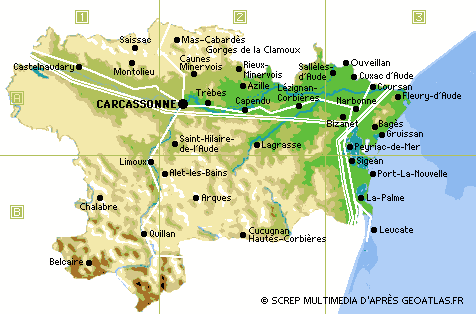 Carte détaillée