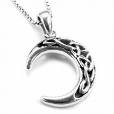 Knot-Crescent Pendent