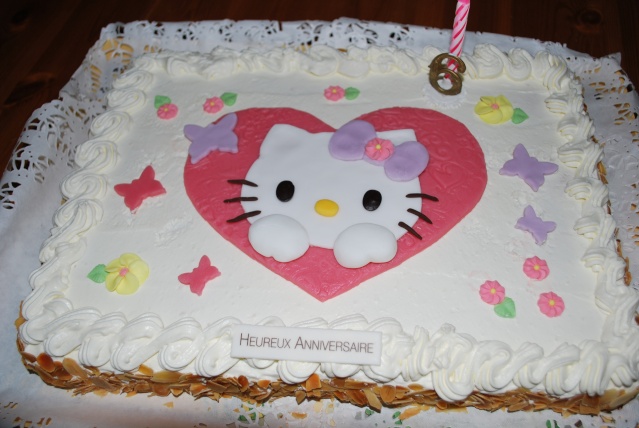 gateau d anniversaire hello kitty - Gâteau Hello Kitty facile {tuto pate à sucre ou pâte d'amandes}