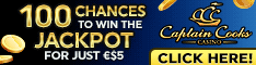Captain Cooks Casino For £/€/$5 get 100 Free Spins