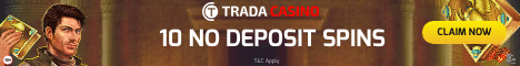 Trada Casino 10 Casino Spins no deposit bonus